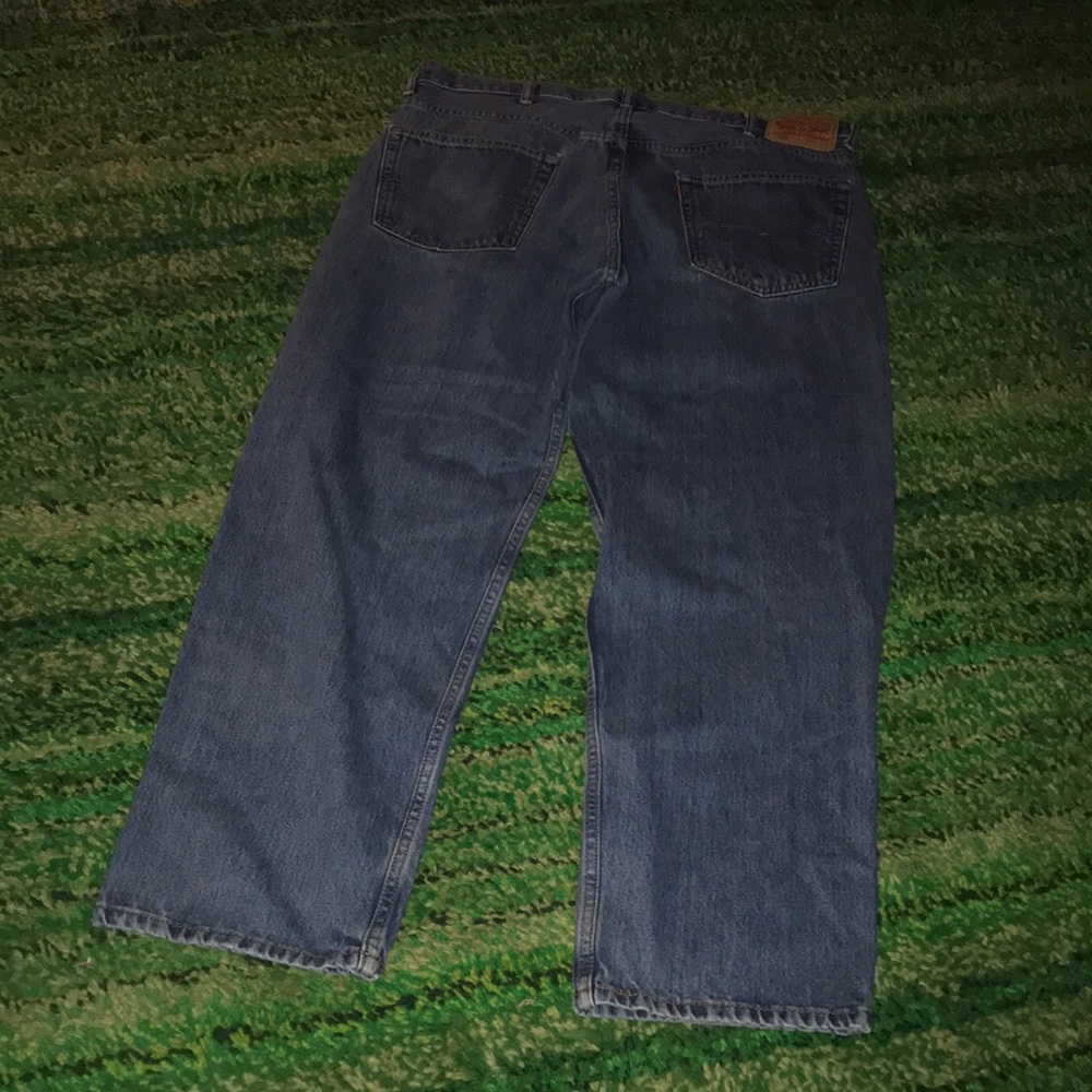 Levi's 550 Dark Blue Straight Leg Jeans 40x32